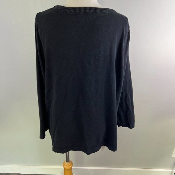 PENNINGTONS Black Button‎ Down Cardigan (1X) - Picture 5 of 8